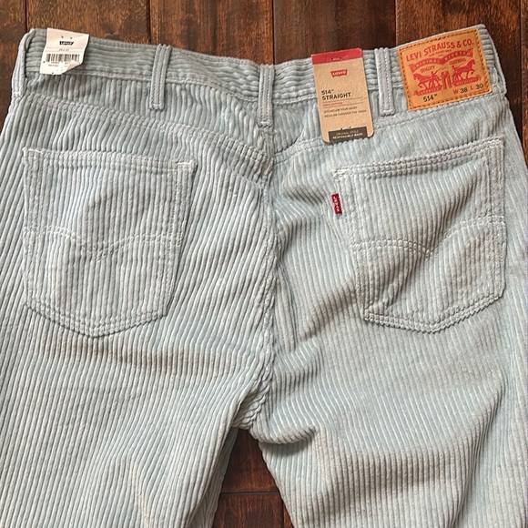 Men’s Corduroy Levi’s 514 Straight Pants, 38x30, NEW! - Picture 5 of 8